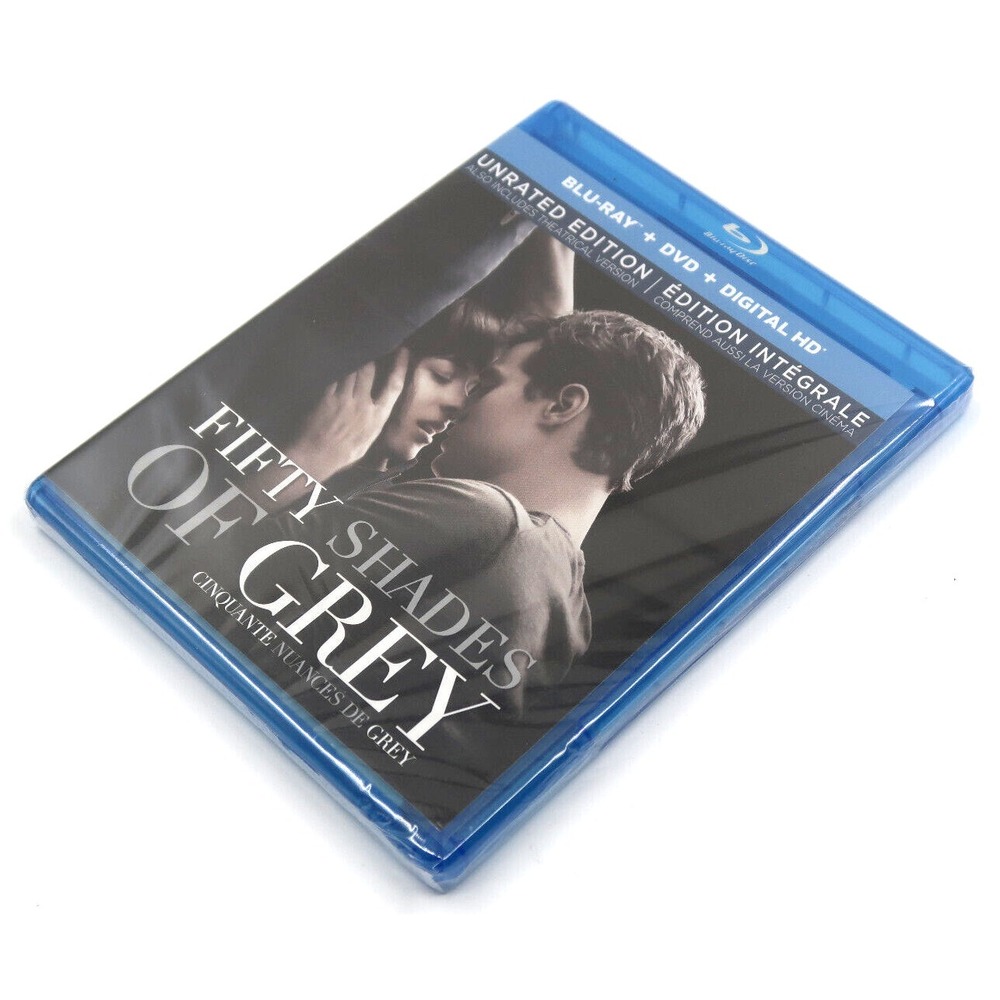 Fifty Shades of Grey‎ - Unrated (Blu-ray/DVD/Digital, 2014) NEW